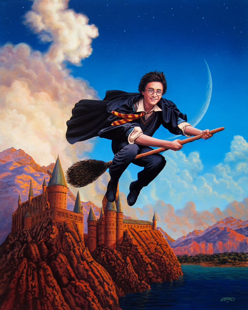 Adam McDaniel Art  Technique Harry  Potter  Parrish